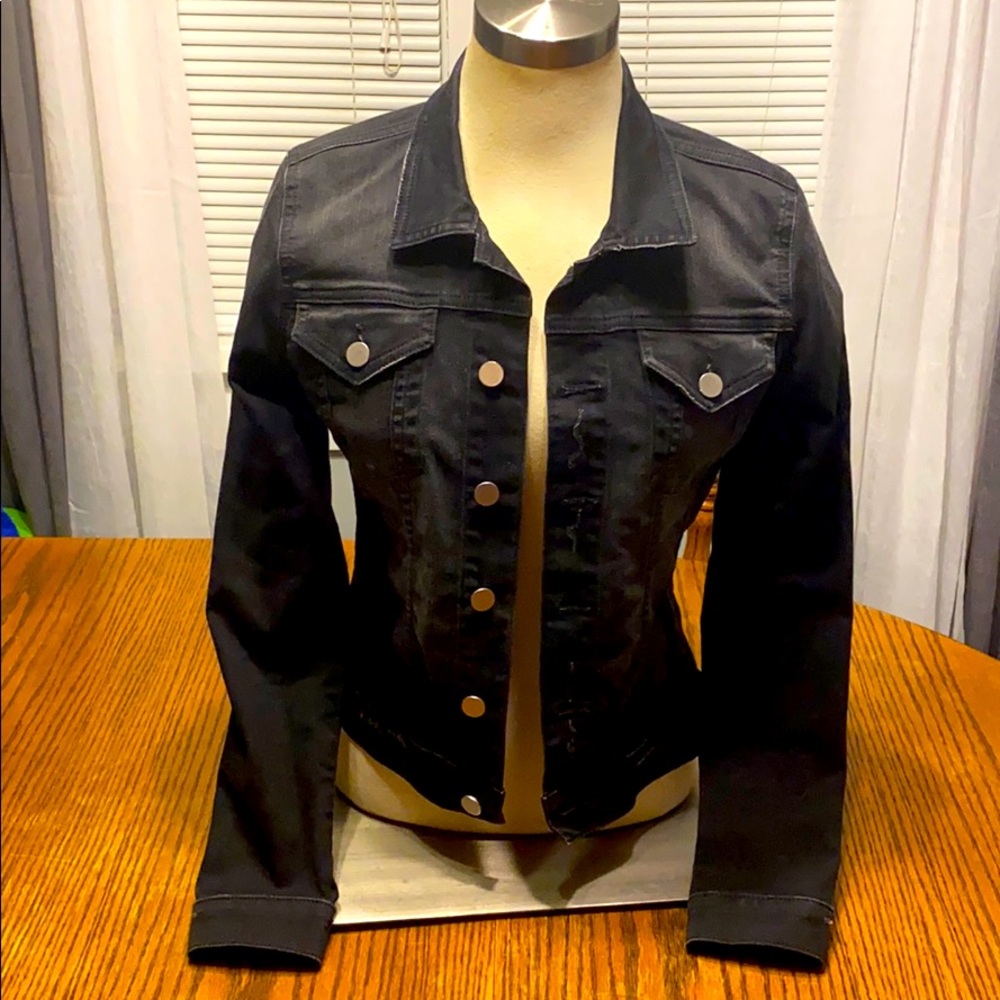 Bebe Black Denim Jacket